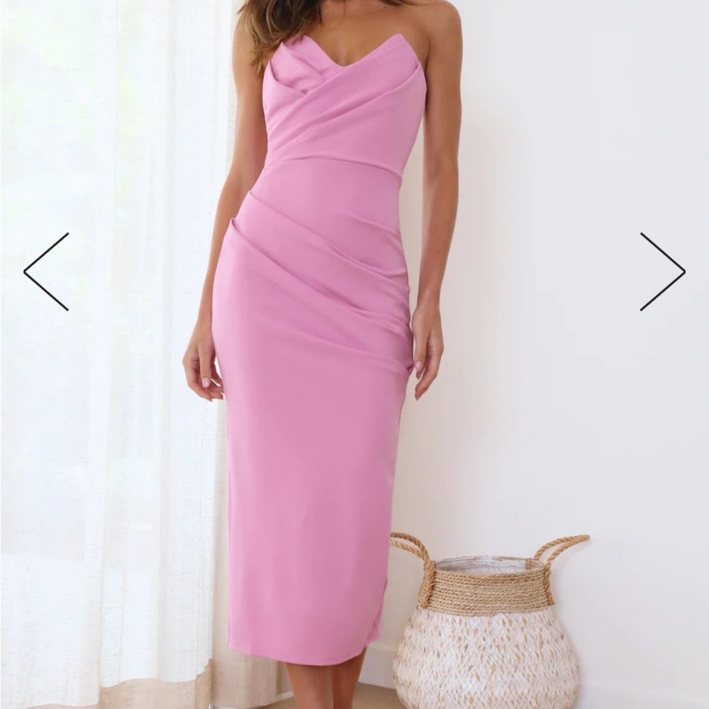 Hello Molly Our Fantasy Maxi Dress Pink